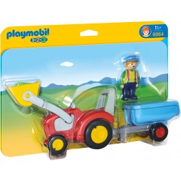Tractor cu remorca, Playmobil